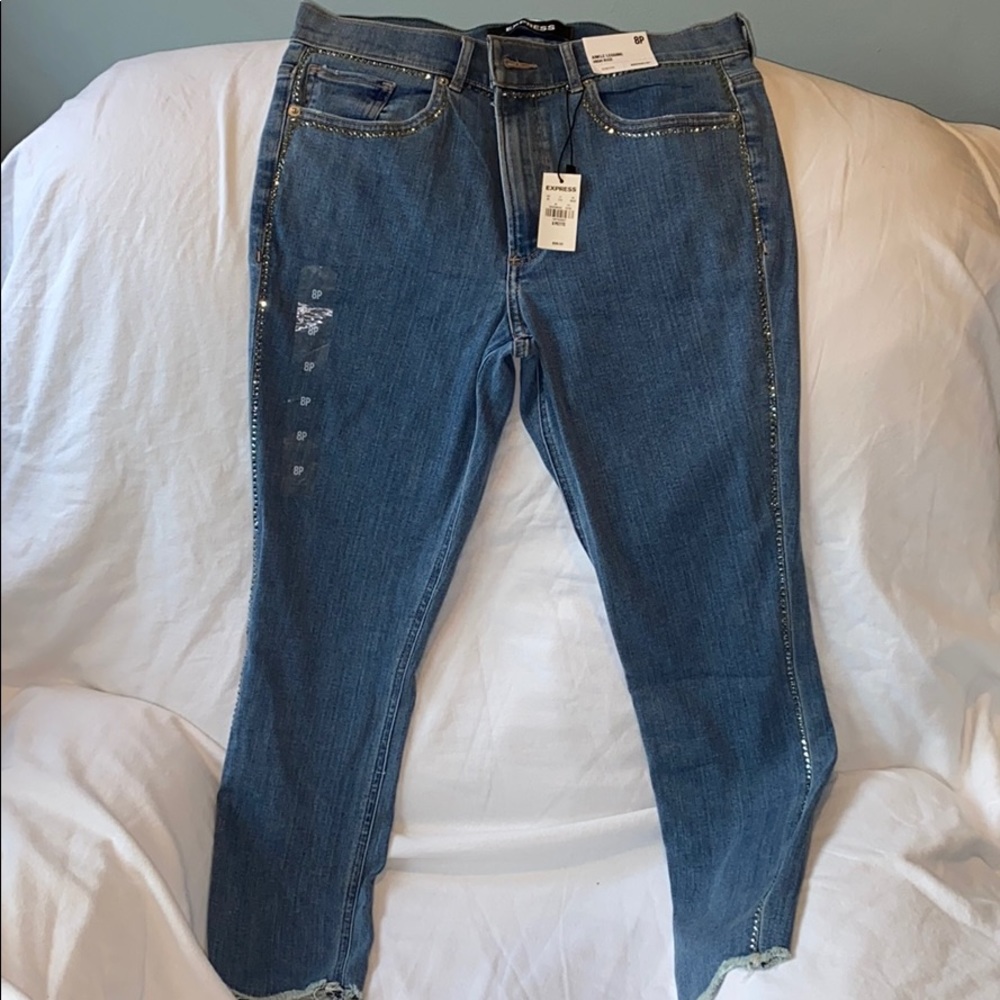 Express , rhinestone , ankle Jegging